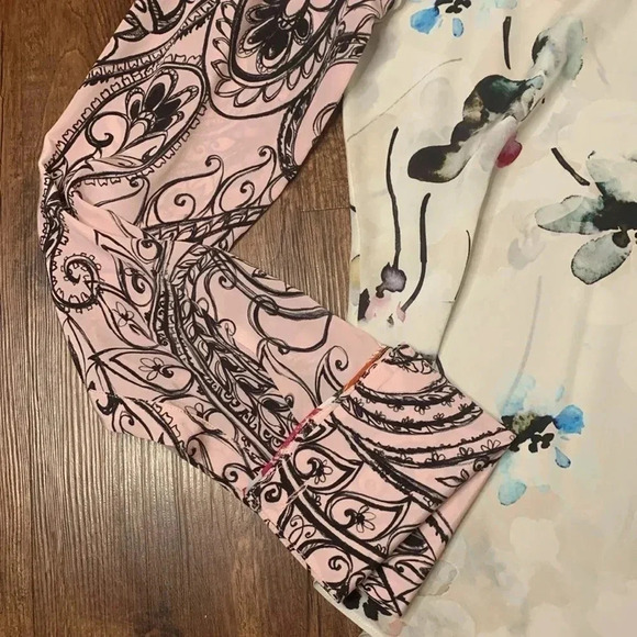 Robert Graham Silk Blouse French Cuff Long Sleeve Size Medium - Picture 7 of 10